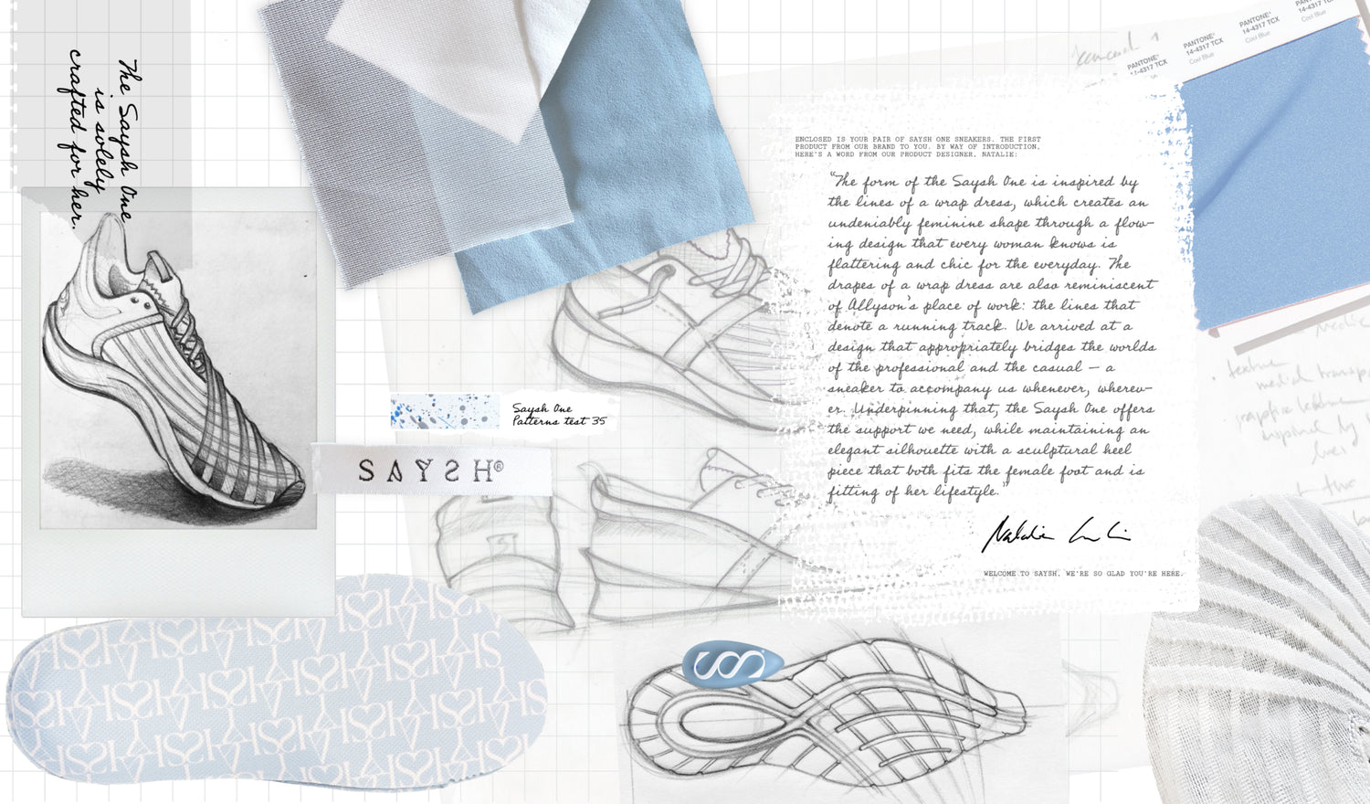 Designing Saysh One by Natalie Candrian