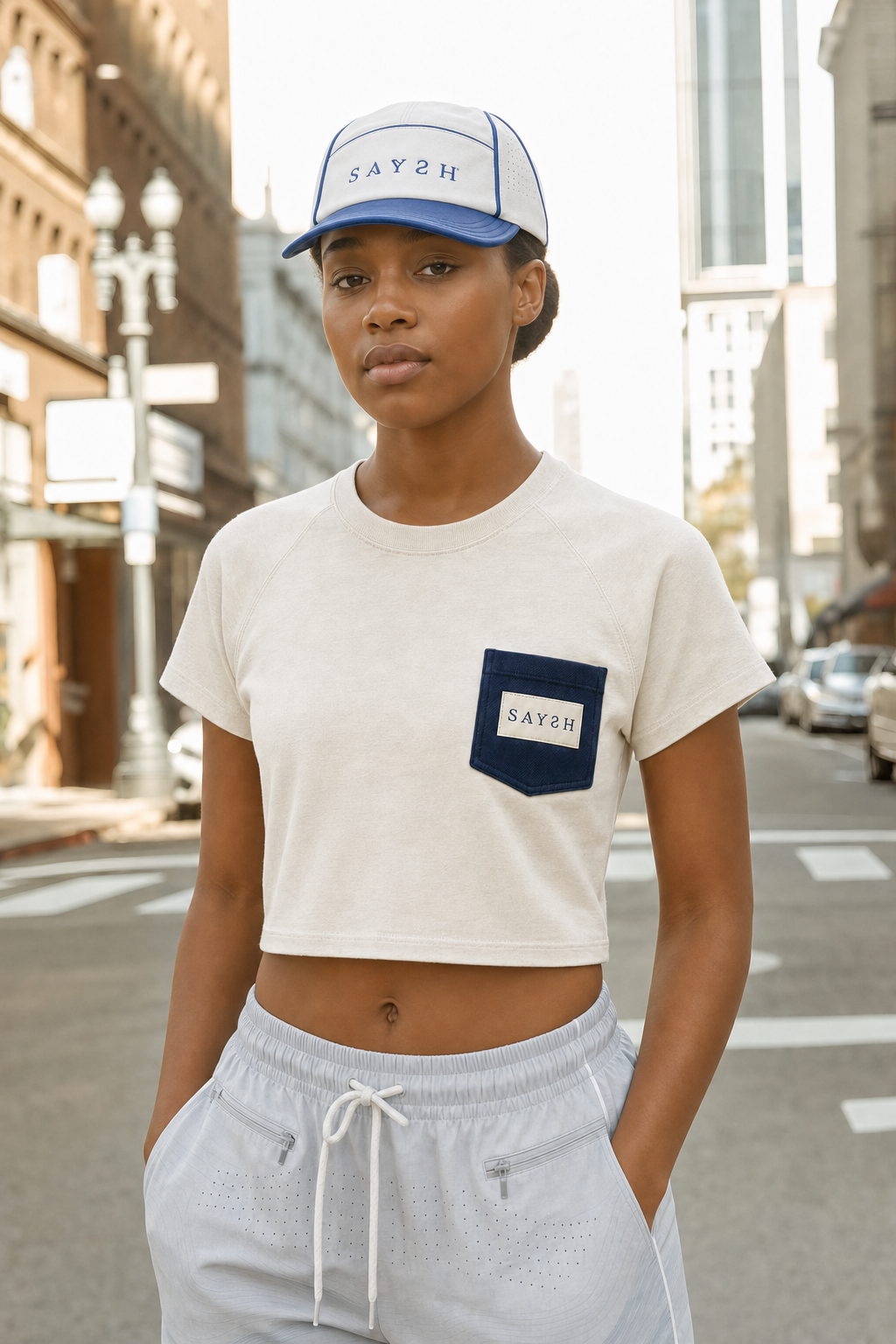 Federal Luxe 5-Panel Cap - Sail