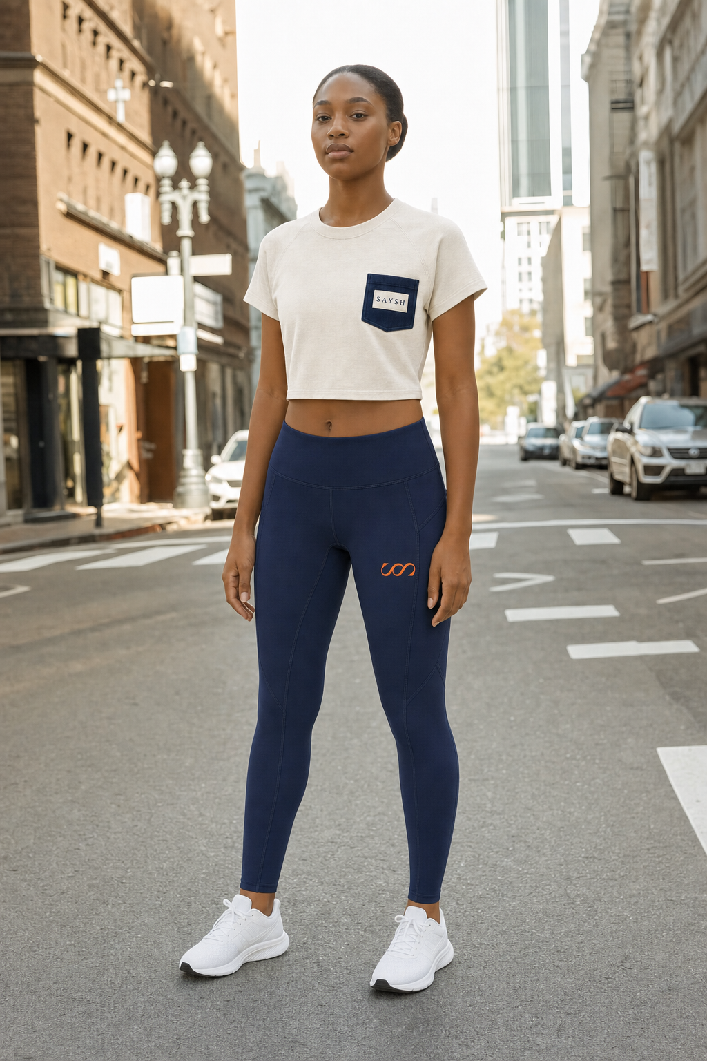 Threshold Compression Tight - Navy