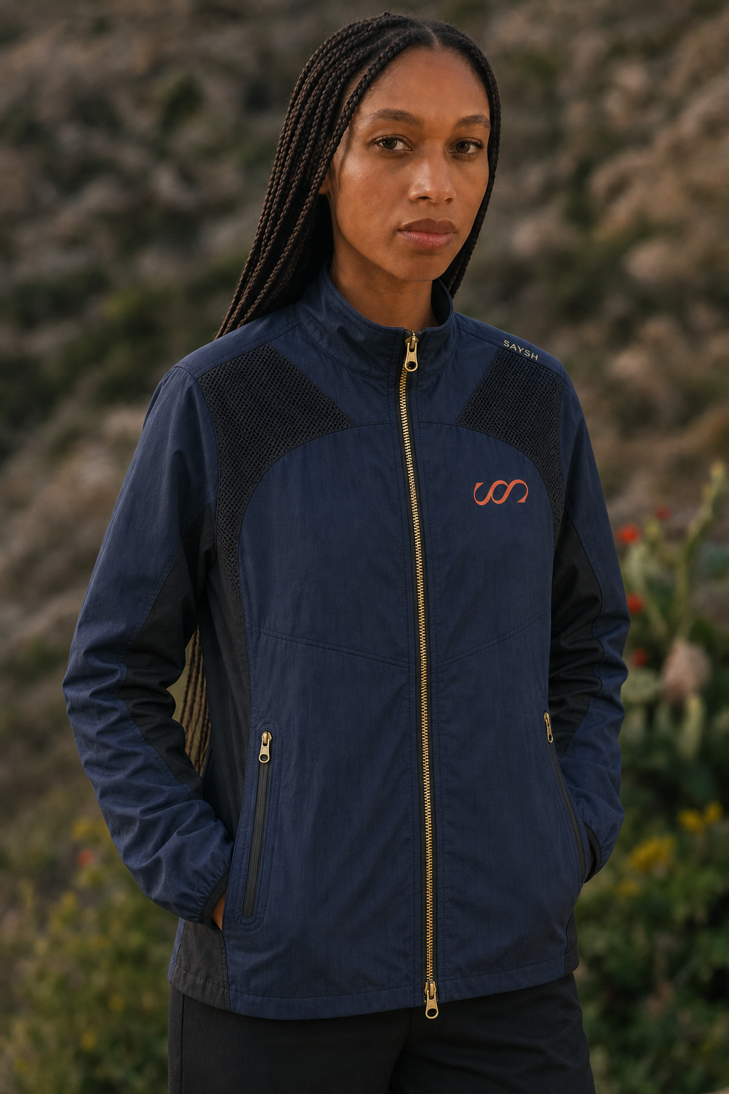 Threshold Zip Jacket - Navy