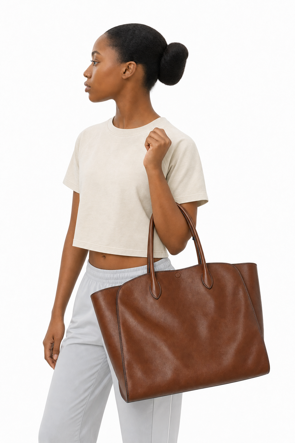 The Saddle Tote - Saddle