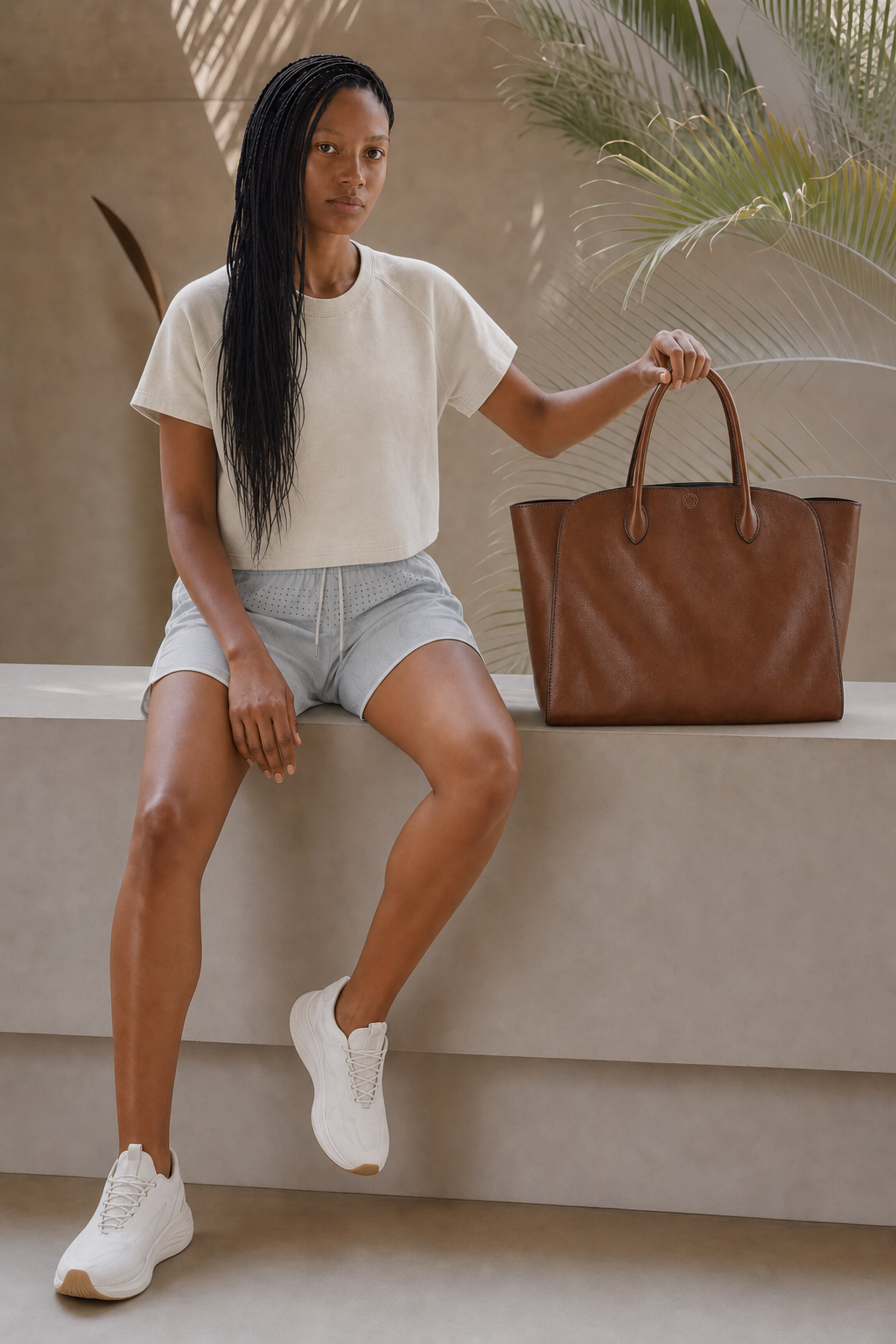 The Saddle Tote - Saddle