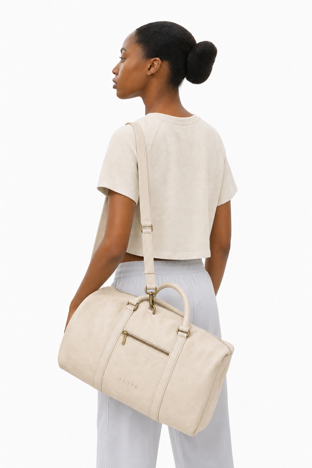 The Call Room Duffel - Creme