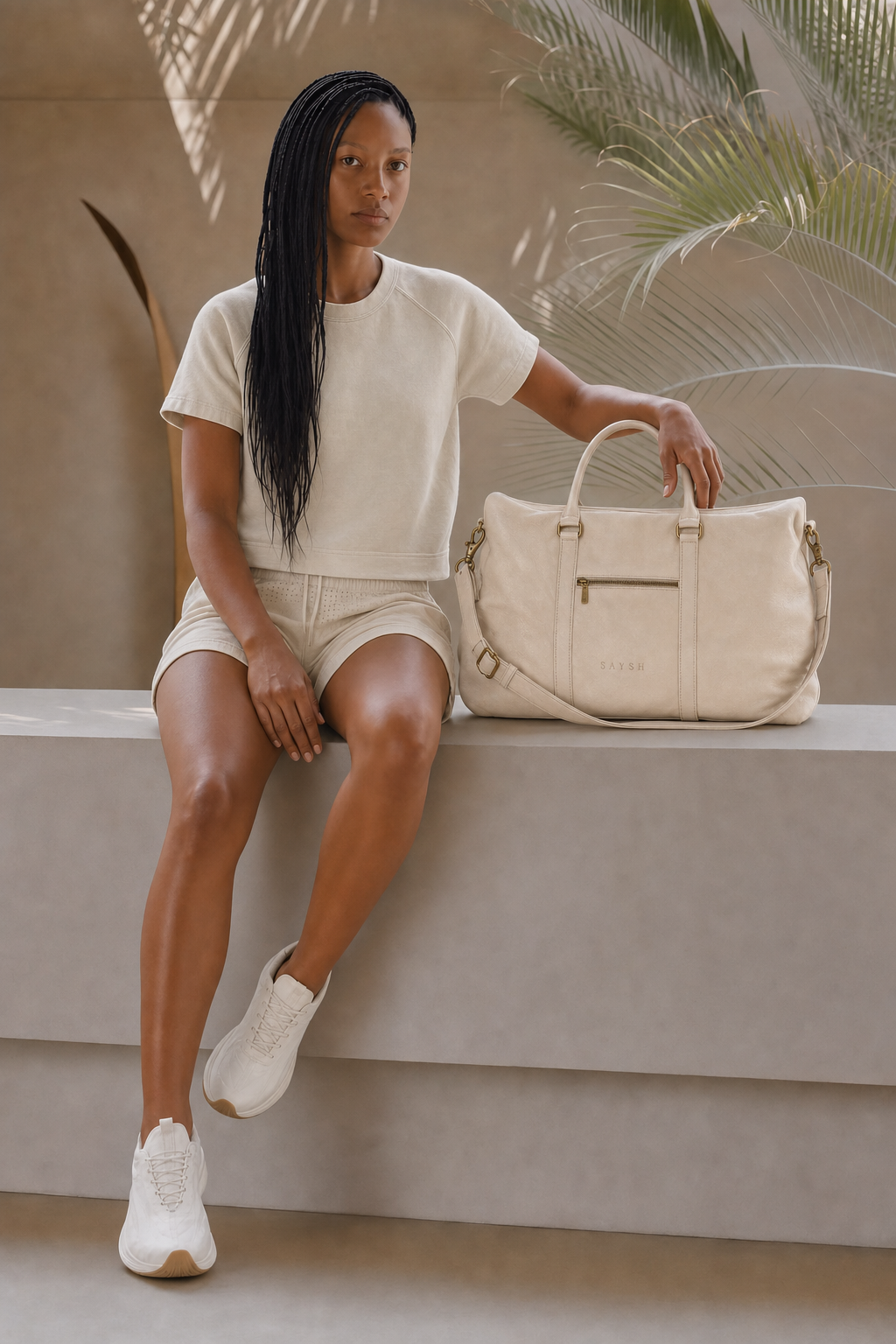 The Call Room Duffel - Creme