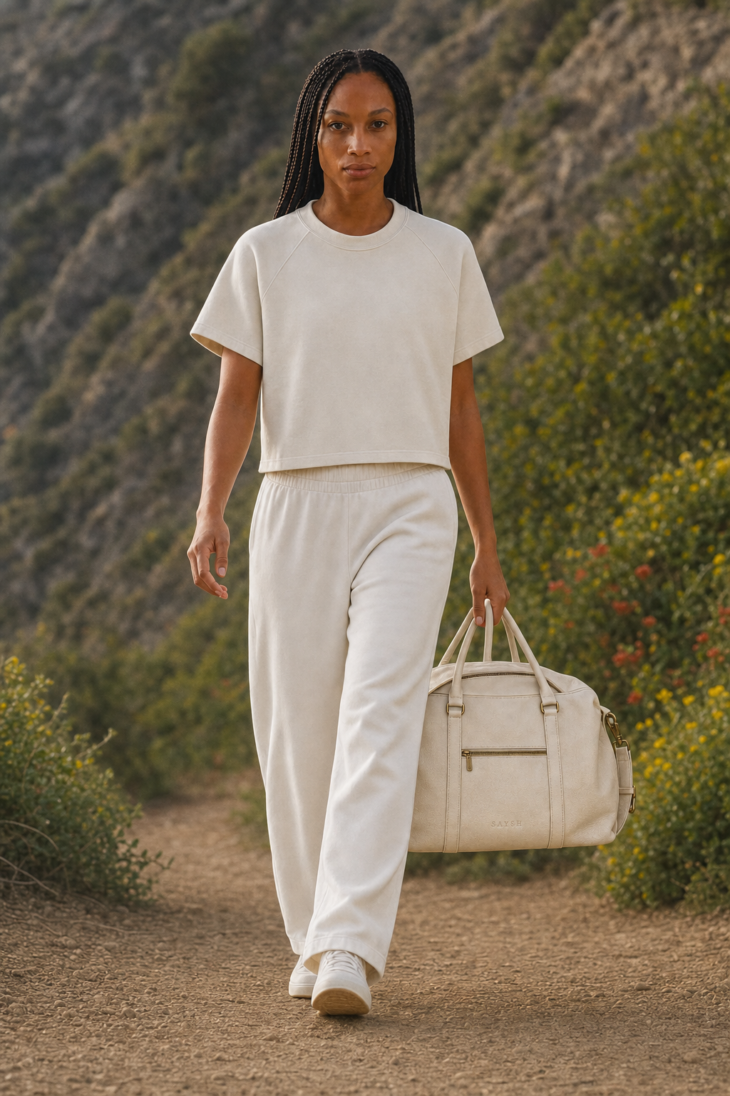 The Call Room Duffel - Creme
