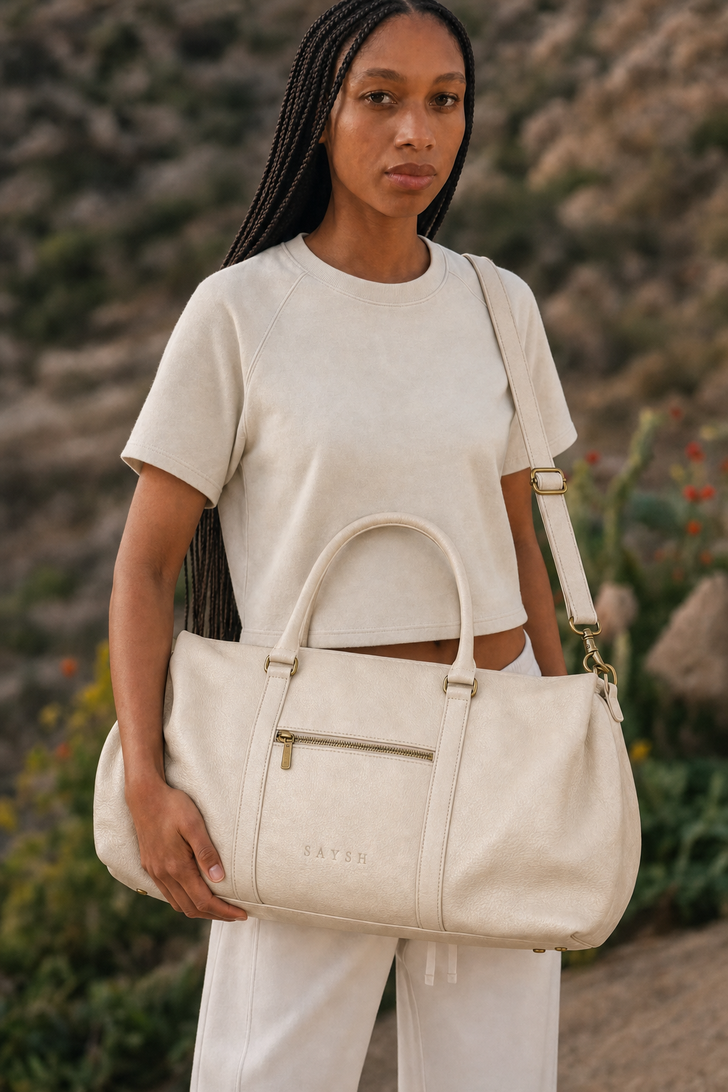 The Call Room Duffel - Creme