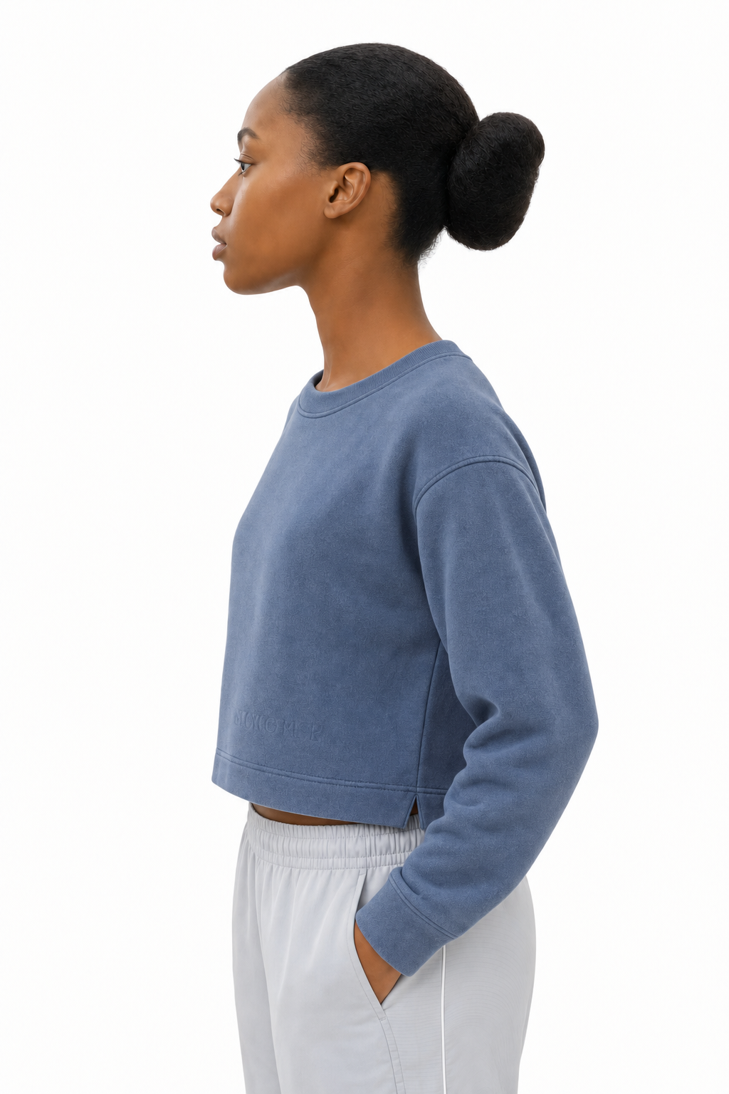 Federal Luxe Crew Pullover - Federal Blue