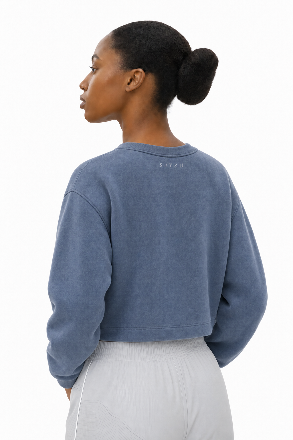 Federal Luxe Crew Pullover - Federal Blue