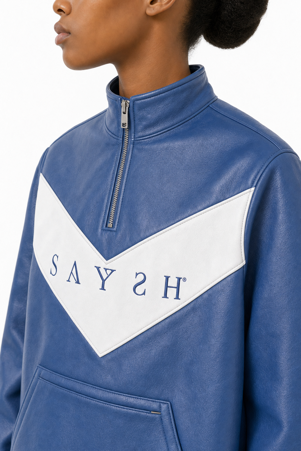 Federal Luxe Quarter-Zip Pullover - Federal Chevron