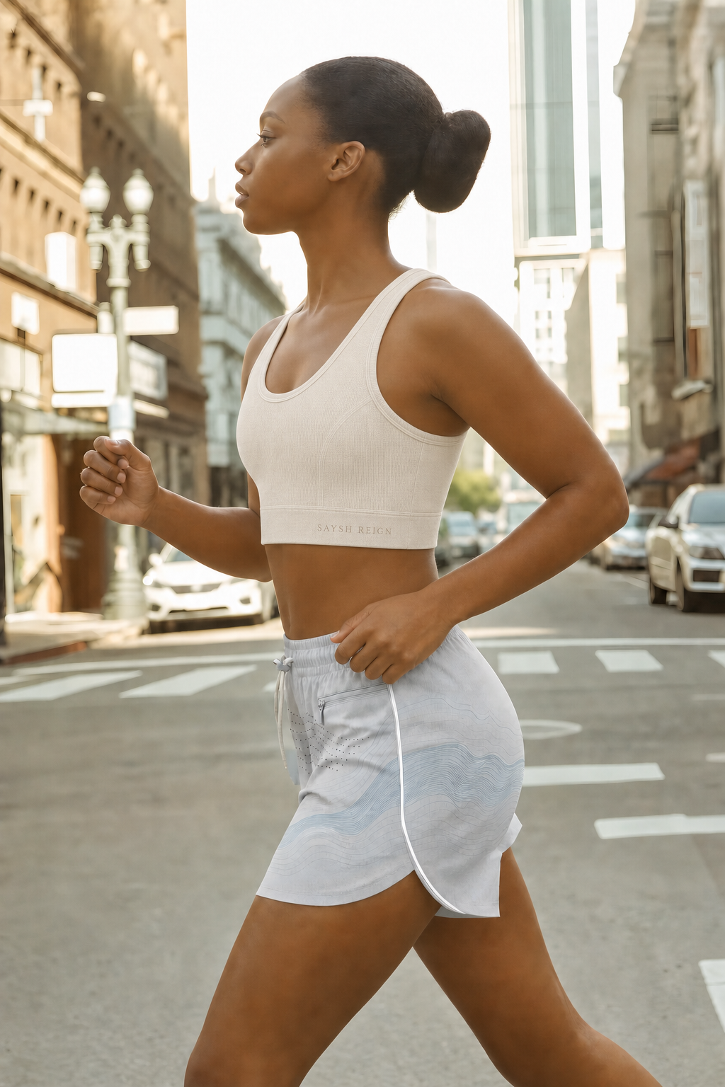 Reign Mesh Tank - Bone
