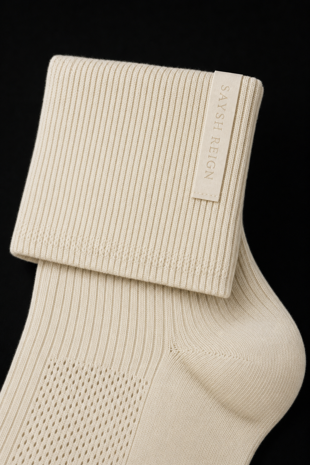 Reign Rib Sock - Bone