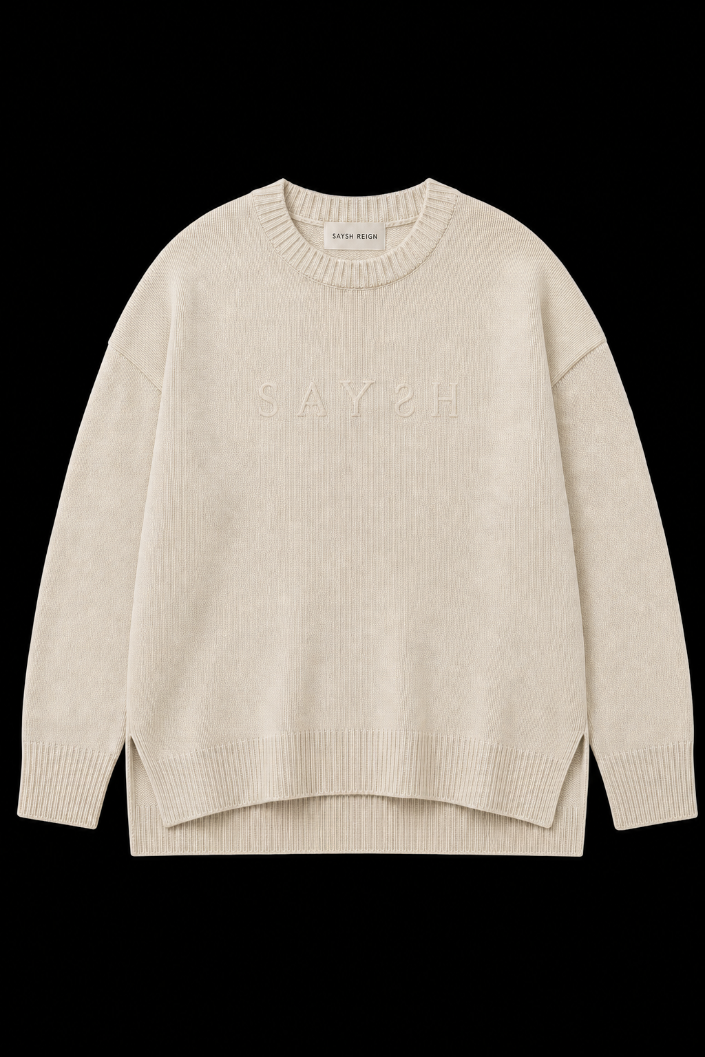 Reign Heavy Knit Sweater - Bone