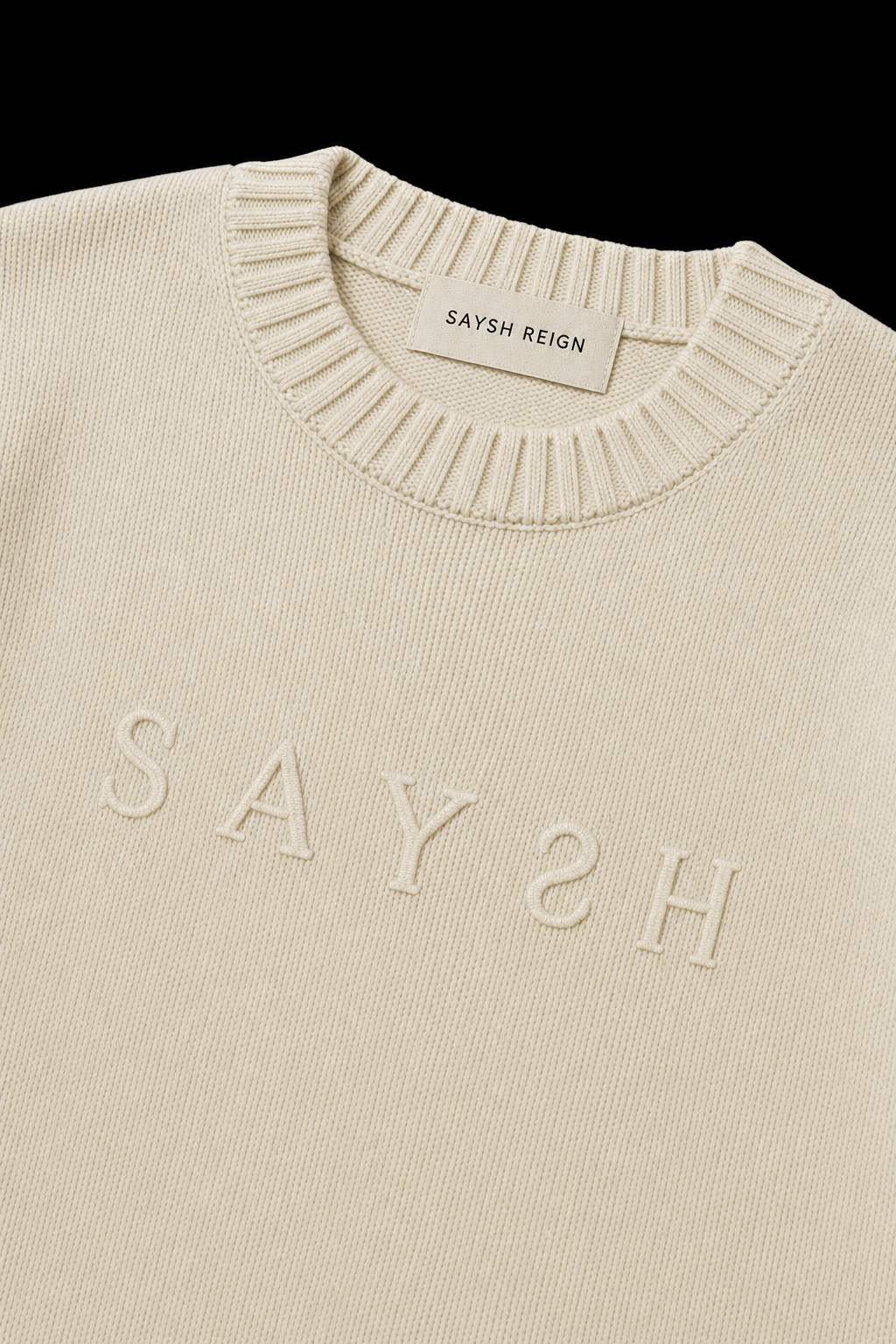 Reign Heavy Knit Sweater - Bone