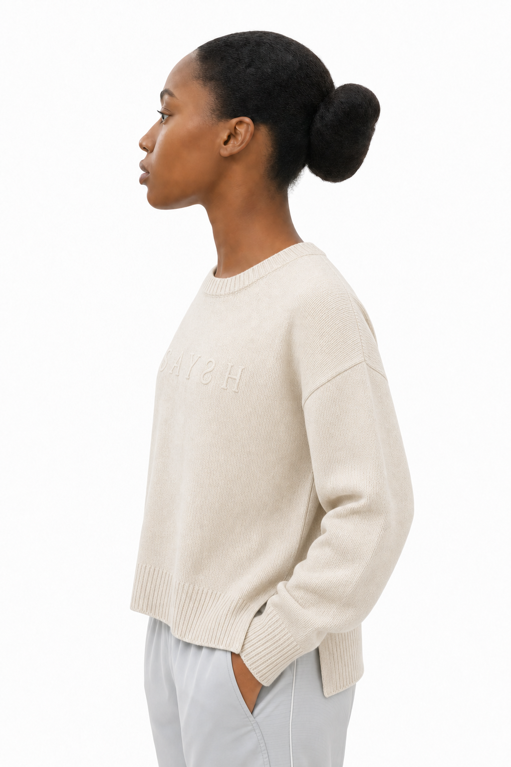 Reign Heavy Knit Sweater - Bone