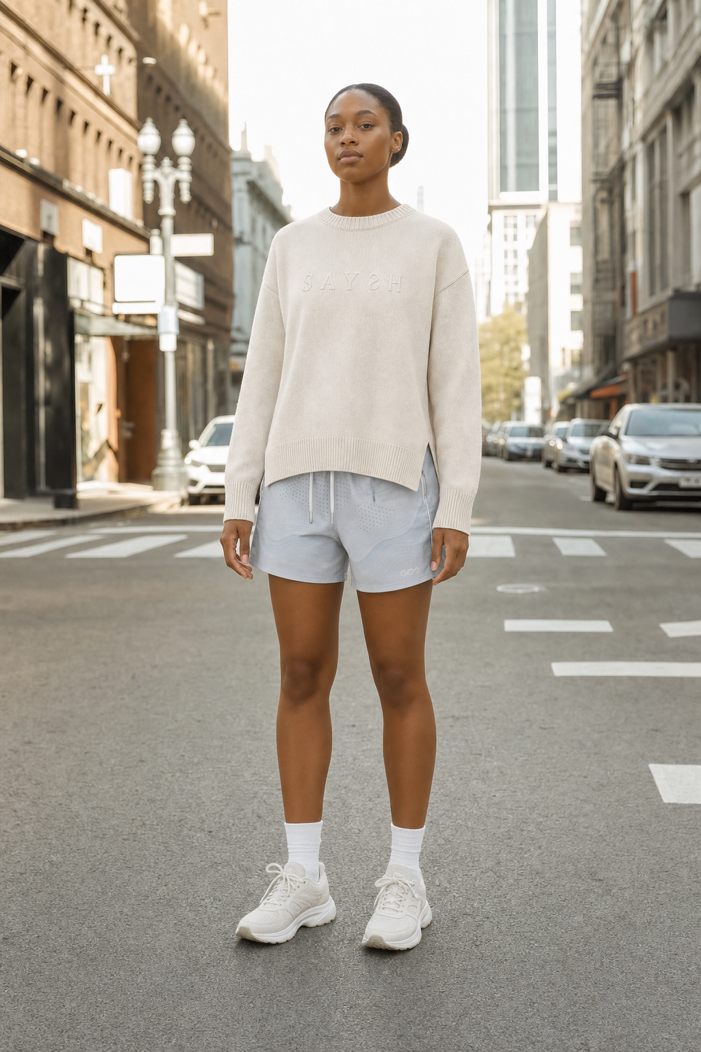 Reign Heavy Knit Sweater - Bone