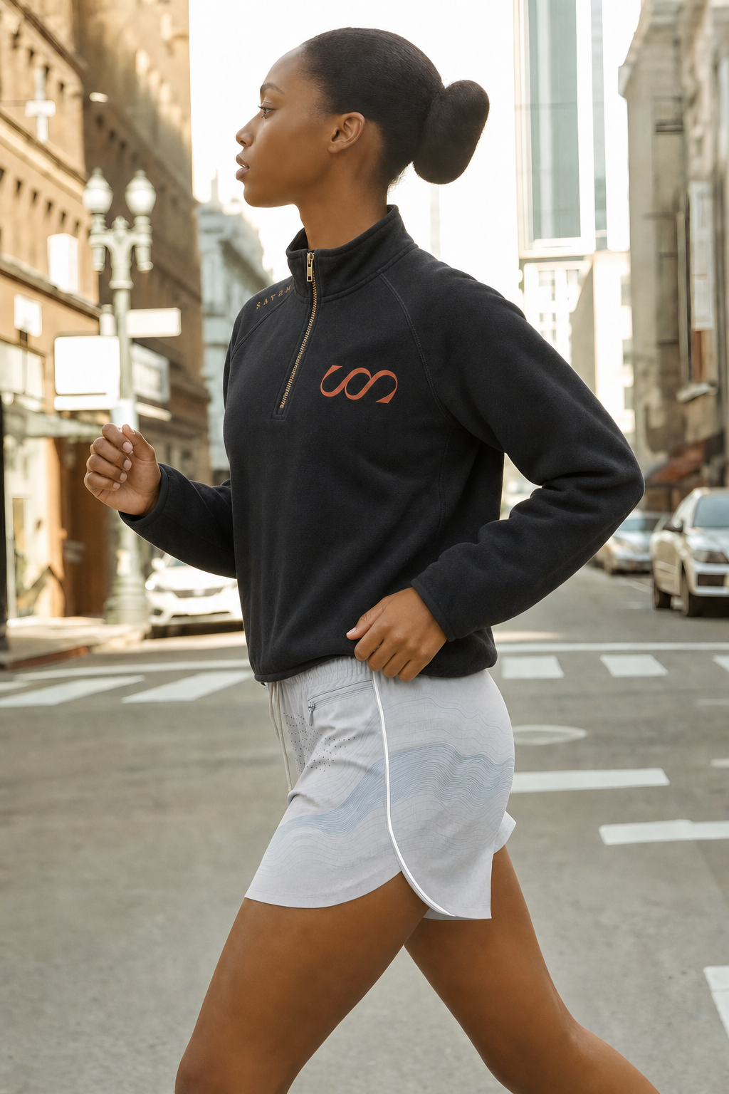 Threshold Quarter-Zip Sweater - Black