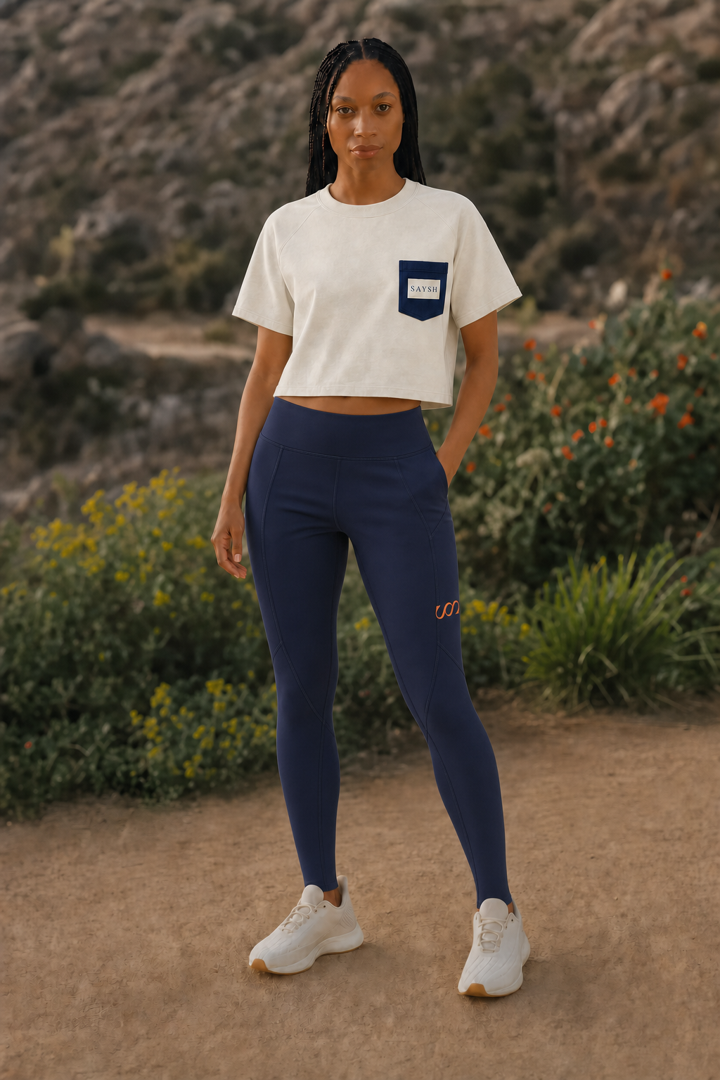 Threshold Compression Tight - Navy