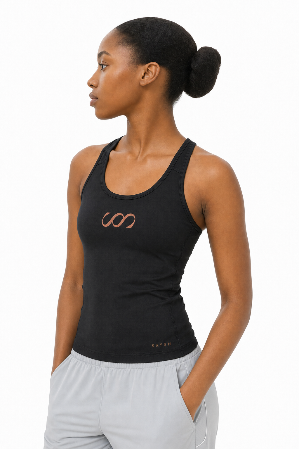 Threshold Racerback Tank - Black
