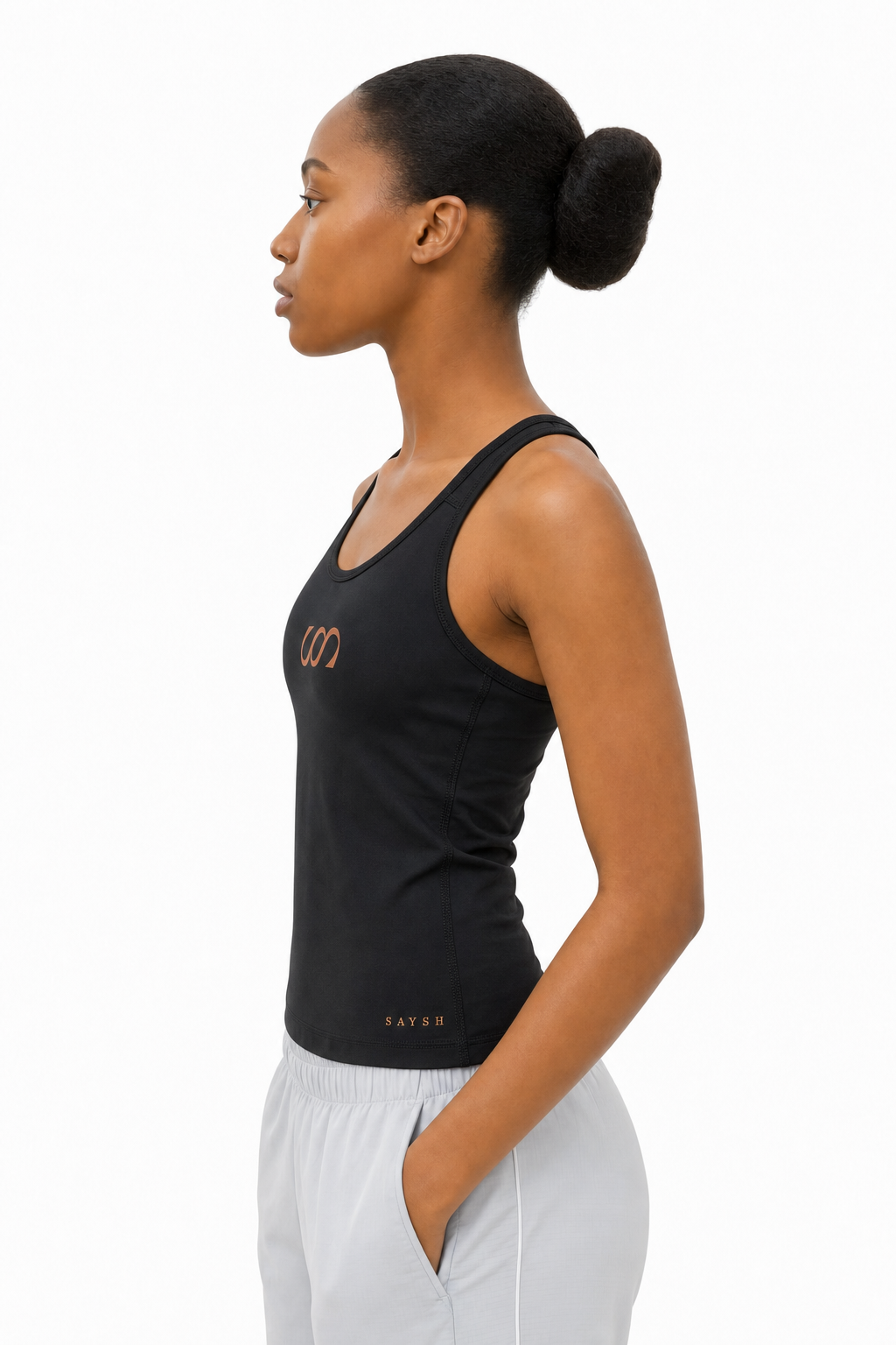 Threshold Racerback Tank - Black