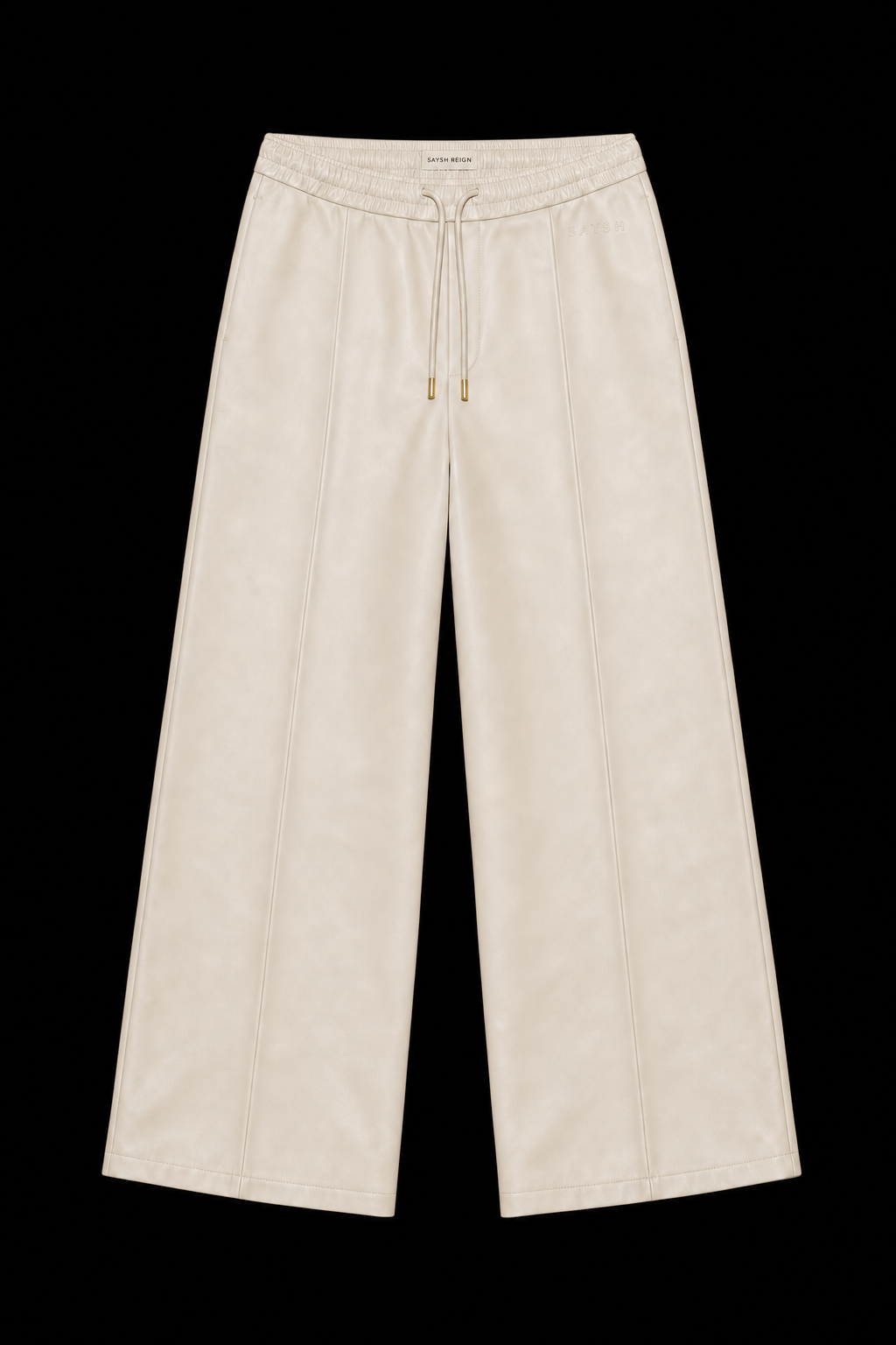 Reign Leather Trouser - Bone