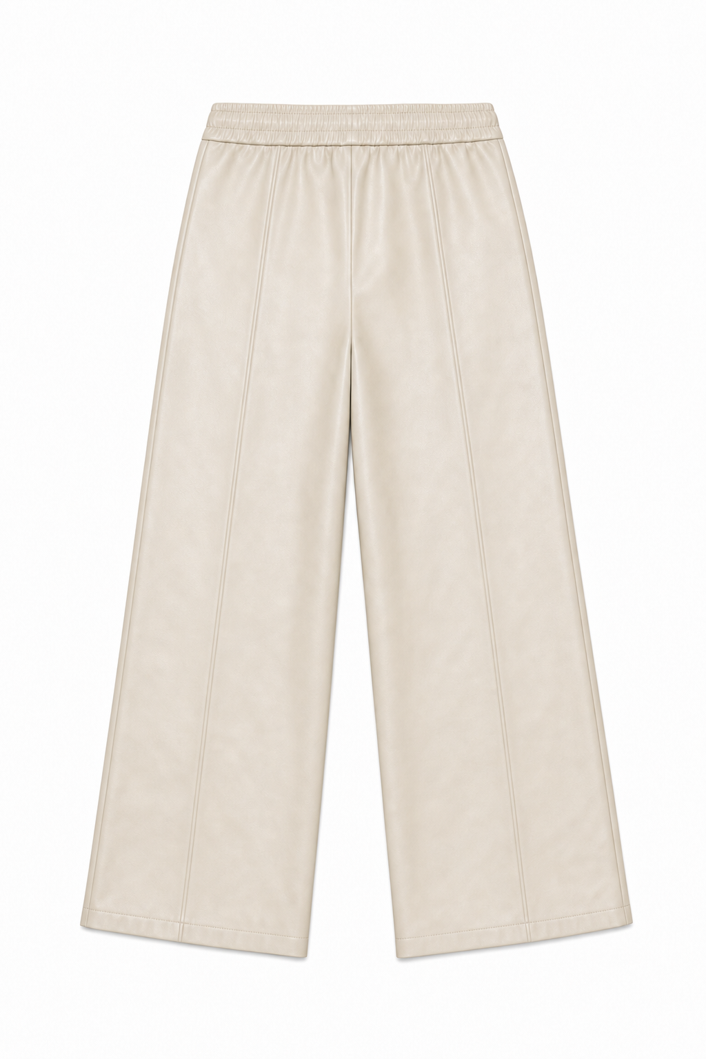 Reign Leather Trouser - Bone