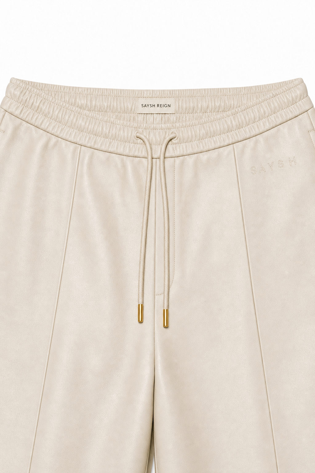 Reign Leather Trouser - Bone