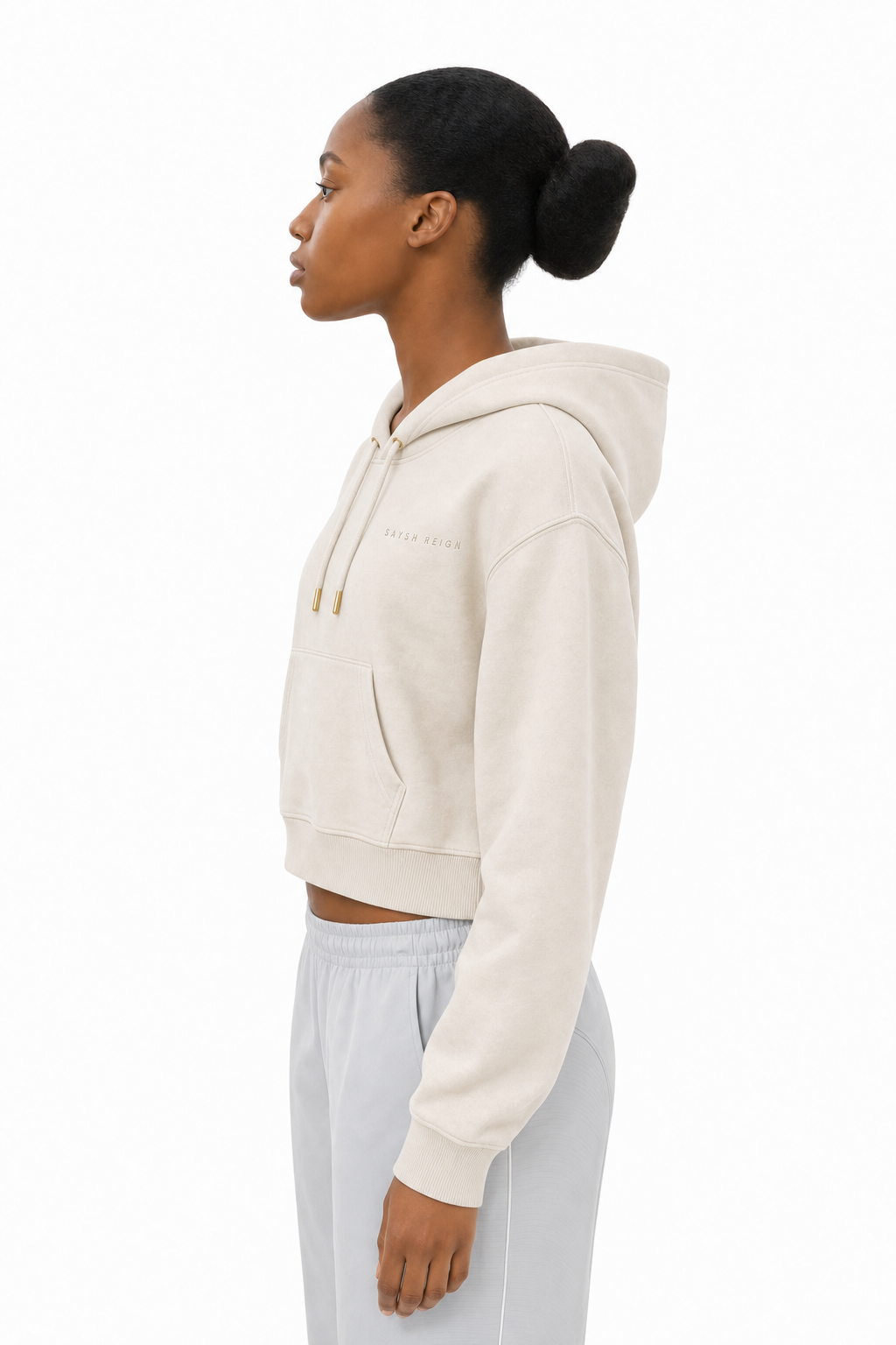 Reign Loopback Hoodie - Bone