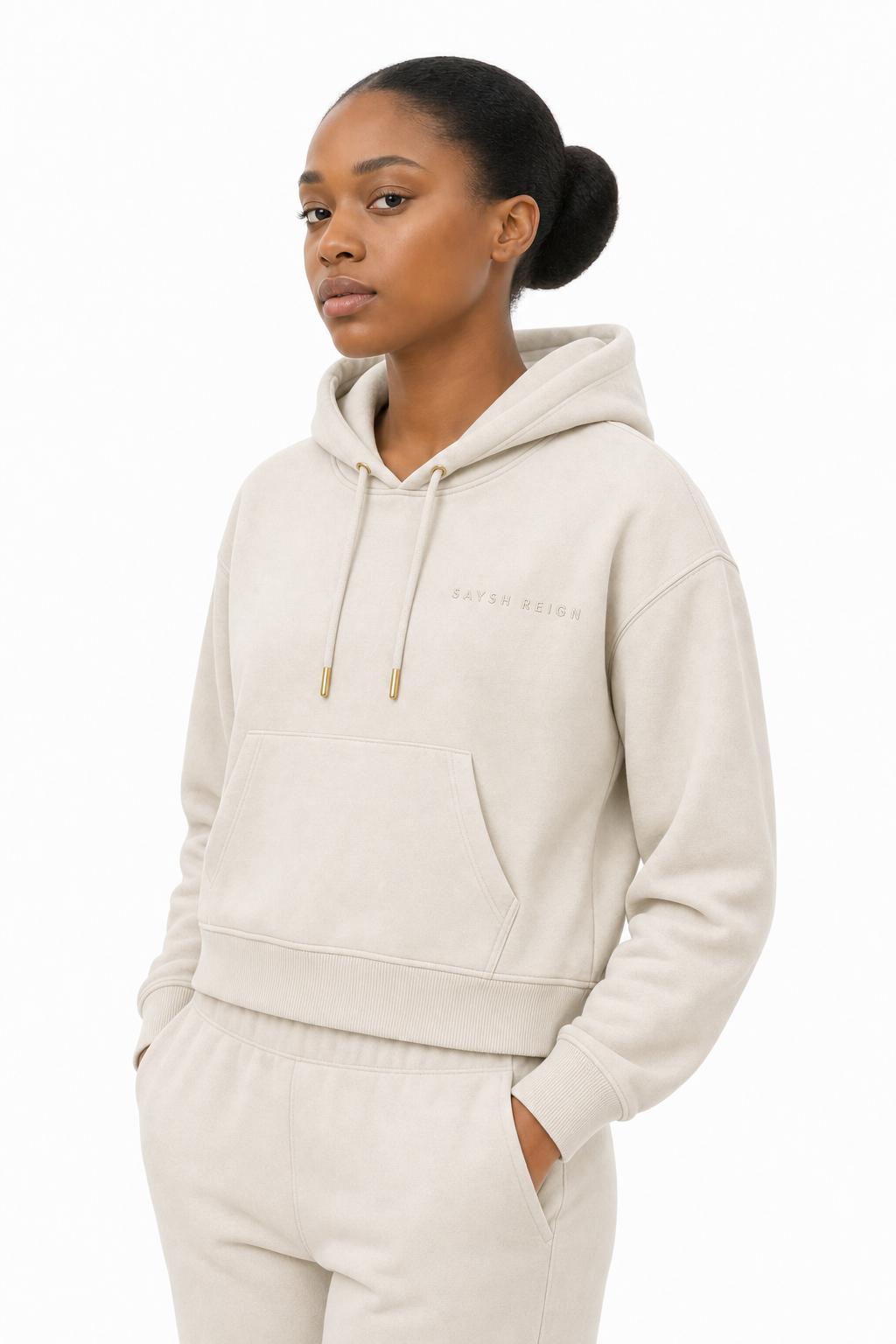 Reign Loopback Hoodie - Bone