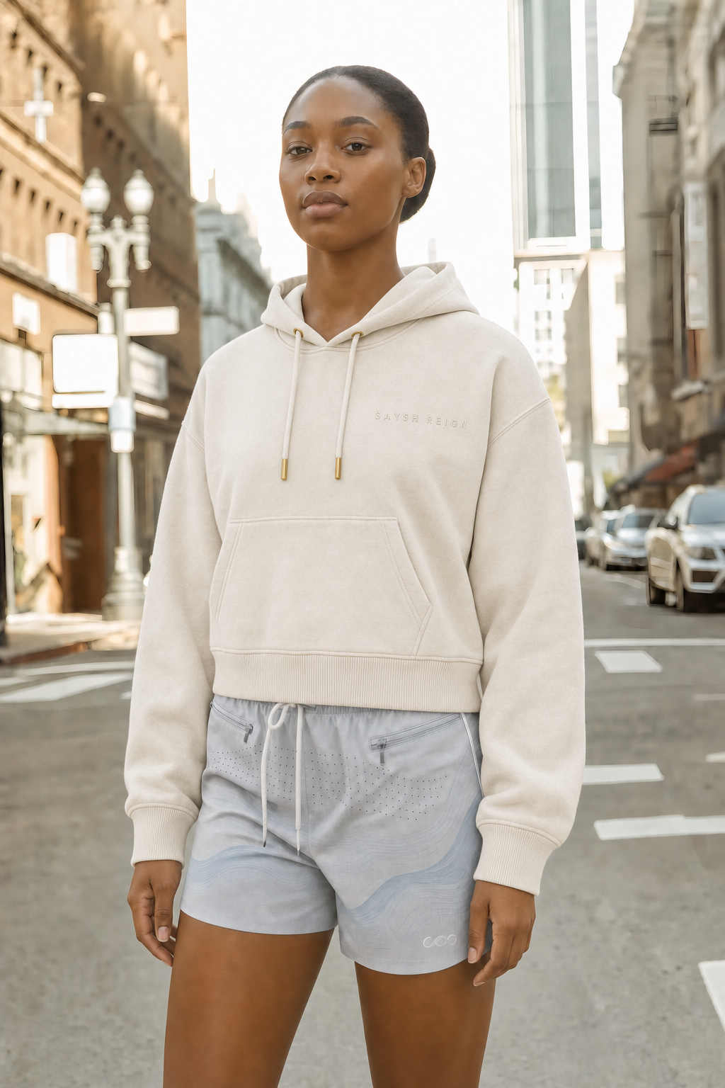 Reign Loopback Hoodie - Bone