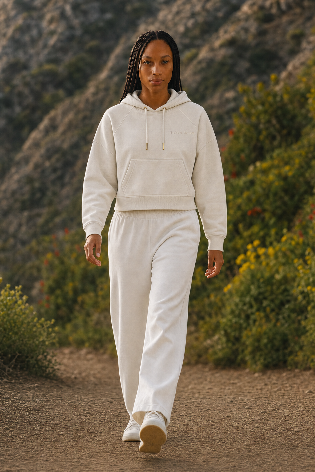 Reign Loopback Hoodie - Bone