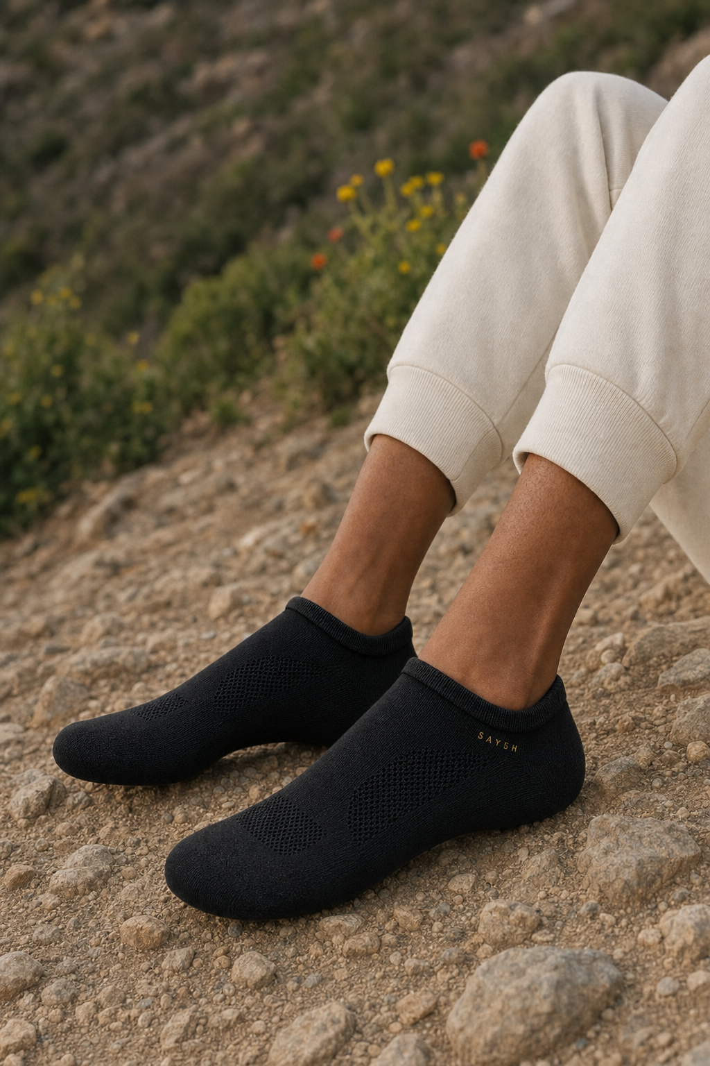 Threshold Performance No-Show Sock - Black