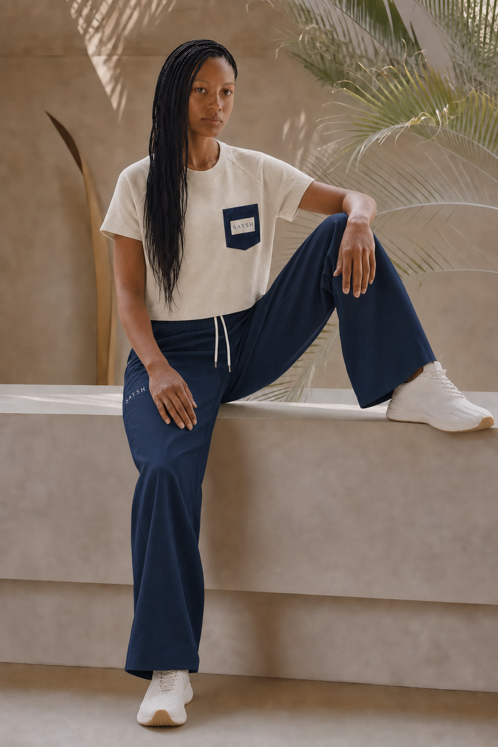 Marina Pace Shell Trouser - Marine