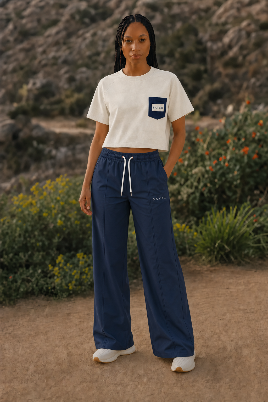 Marina Pace Shell Trouser - Marine