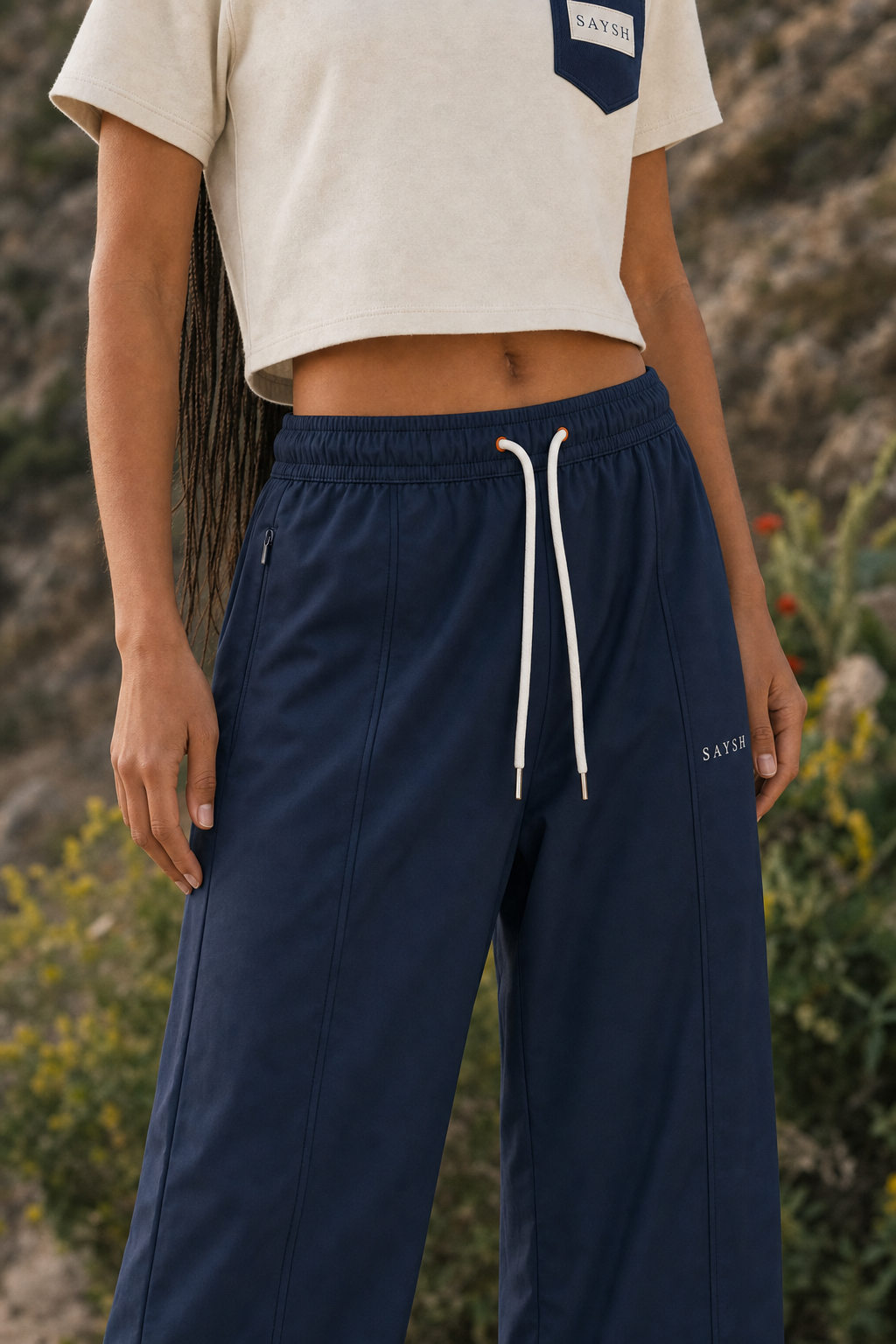 Marina Pace Shell Trouser - Marine