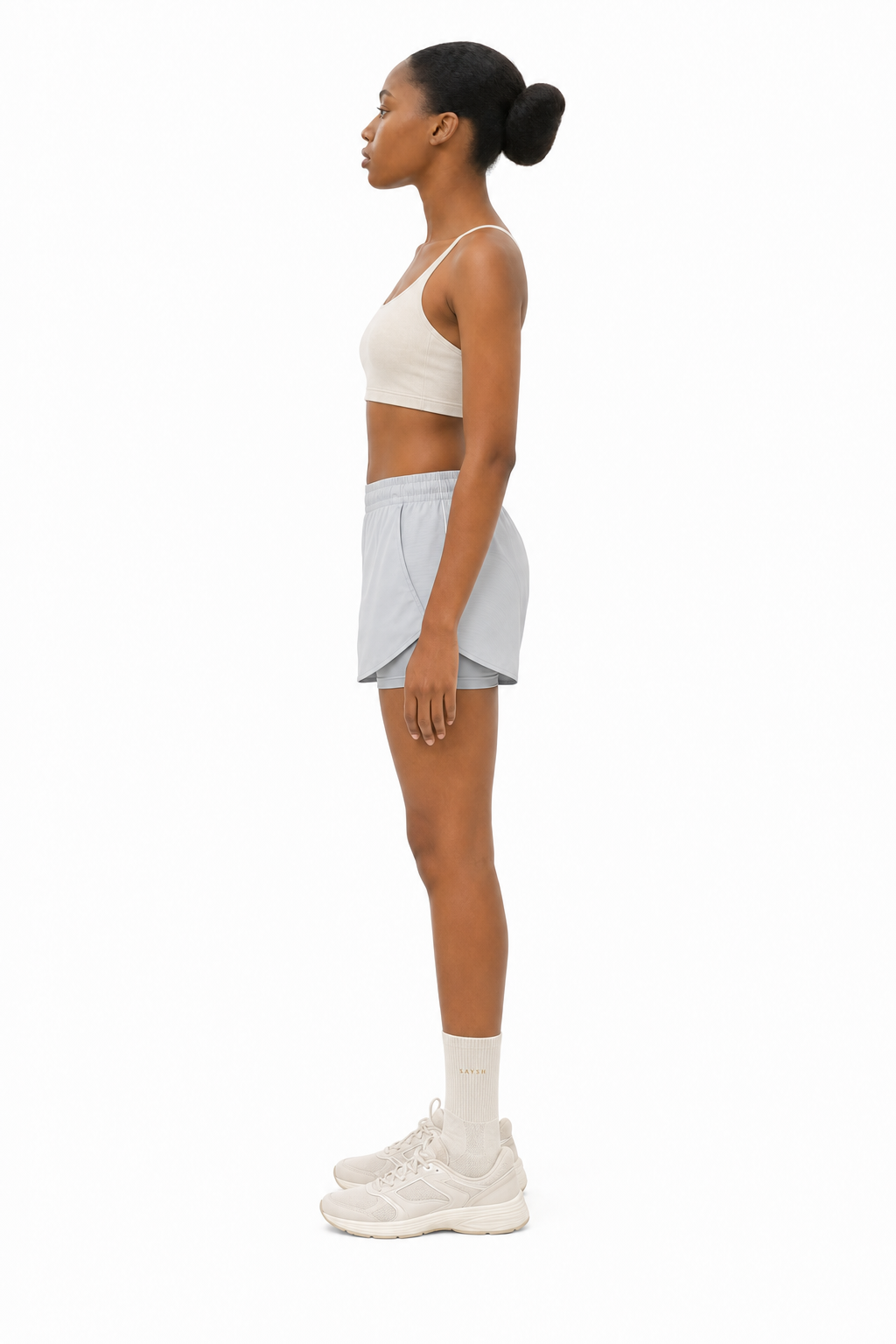 Threshold Trainer Crew Sock - Bone