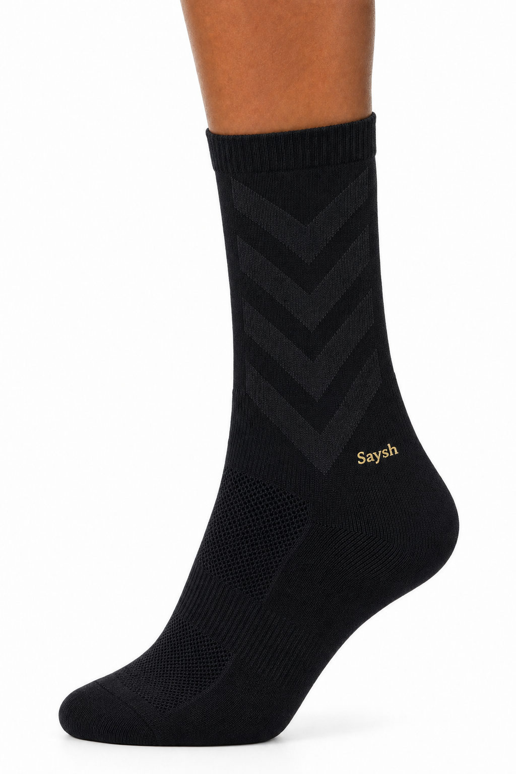 Threshold Performance Crew Sock - Black