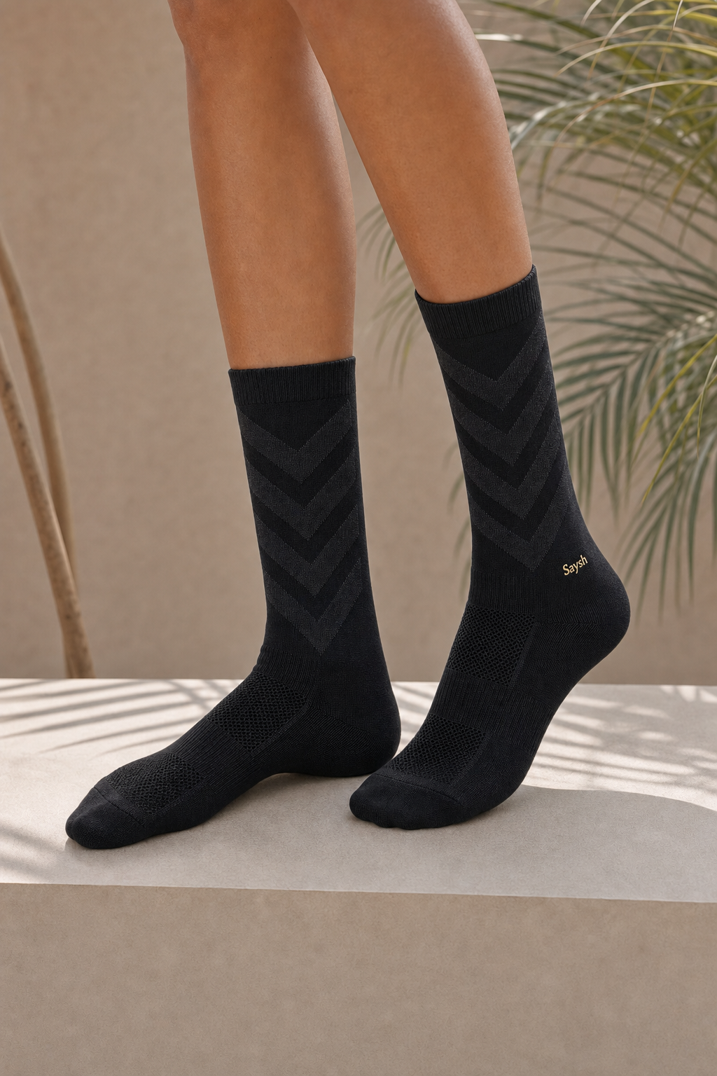 Threshold Performance Crew Sock - Black