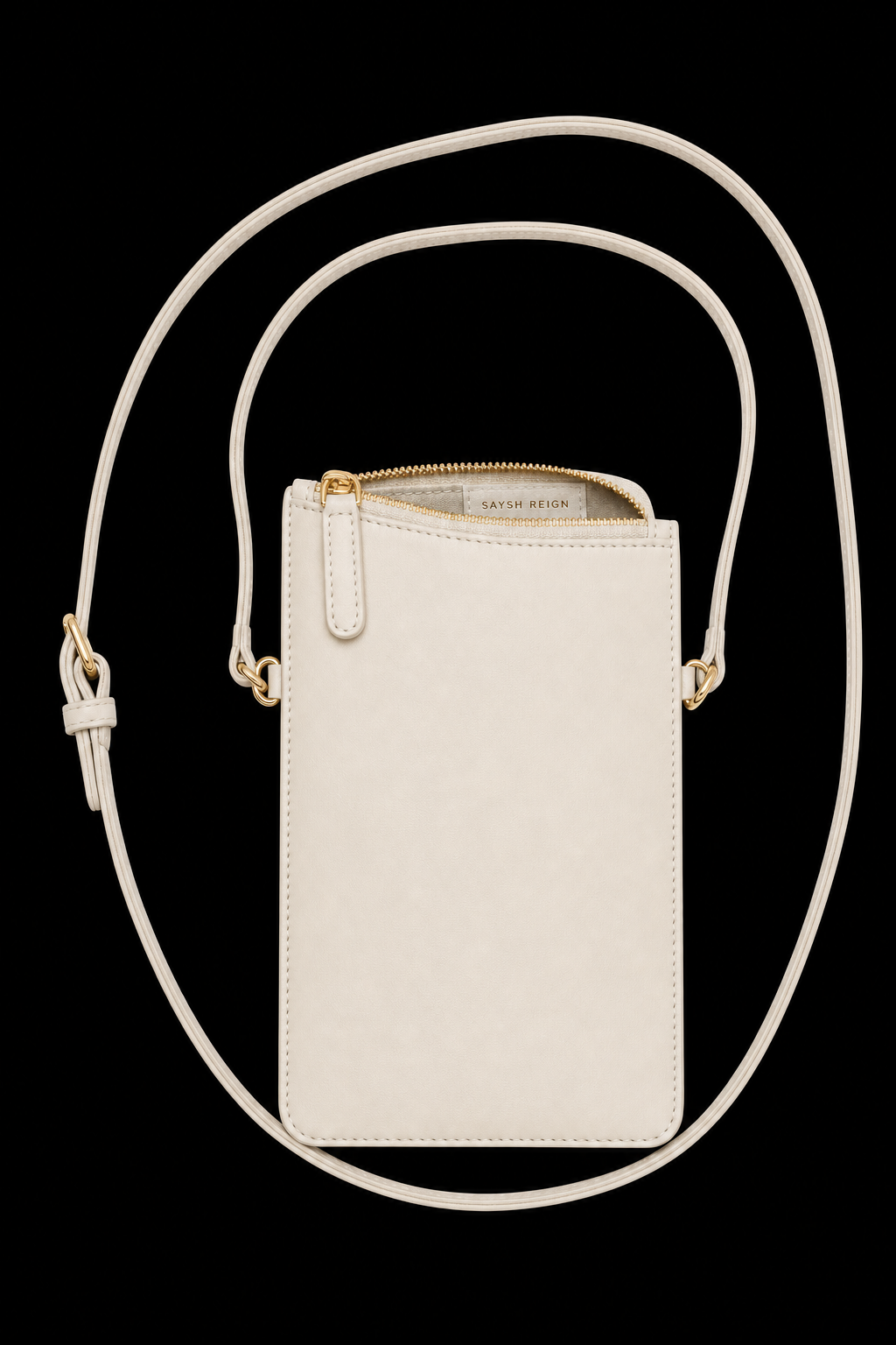 Reign Leather Bag - Bone